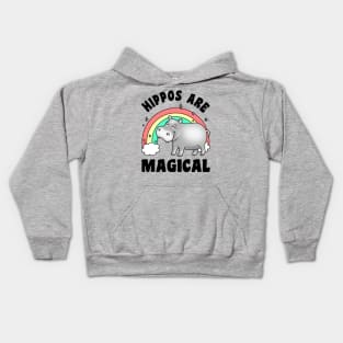 Hippos are Magical Kids Hoodie